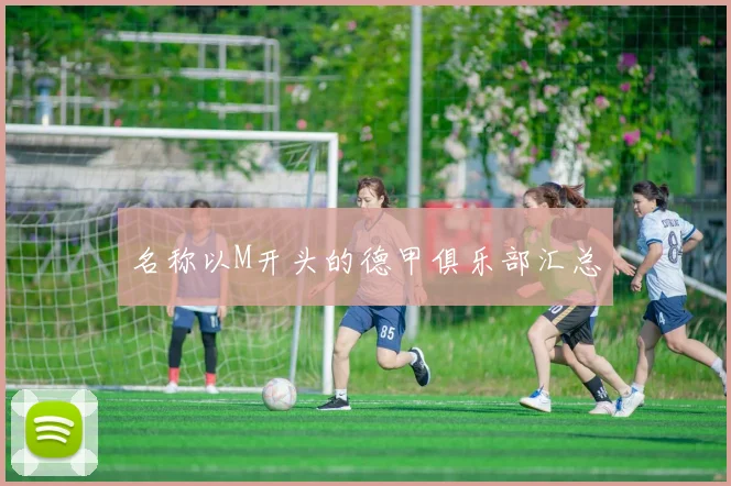 名称以M开头的德甲俱乐部汇总