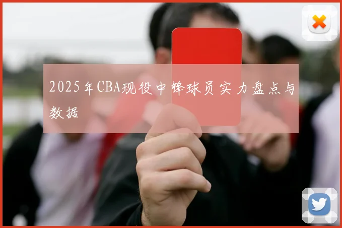 2025年CBA现役中锋球员实力盘点与数据